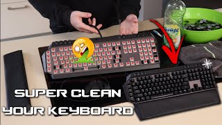 HOW TO SUPER CLEAN YOUR KEYBOARD 💥