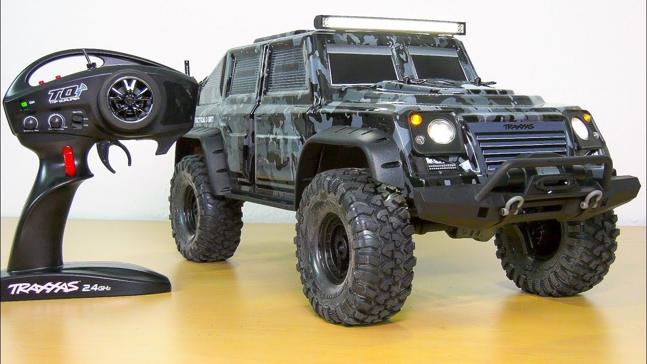 TRAXXAS TRX-4 TACTICAL UNIT UNBOXING, TEST!! *RC TRAIL ROCK