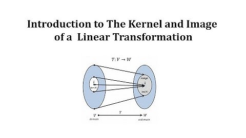 Introduction to the Kernel and Image of a Linear Transformation