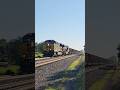 Satisfying: Early sunny morning CSX empty coal train with all uniform cars. Whole train! #shorts