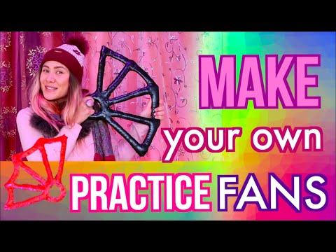 How to Make Practice Fans | DIY Fan Tutorial by Jessy Spin