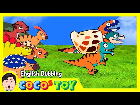 En Dubbing｜A stolen seashell｜dinosaur names, kidstoon｜CoCosToy