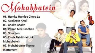 Mohabbatein All Songs 🎵 || Mohabbatein songs Playlist || Full Song Jukebox || Indian Bollywood songs