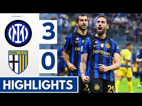 Inter Milan vs Parma 3-0 HIGHLIGHTS • Sučić, Çalhanoğlu & Thuram Goals! - Serie A 2026