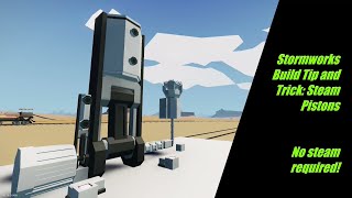 Stormworks Build Tip and Trick: Steam Pistons - No steam required! #stormworks
