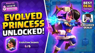 Evolved Princess Is INSANE! 😱 | New Pass Royale in Clash Royale Is Evo Princess Broken?
