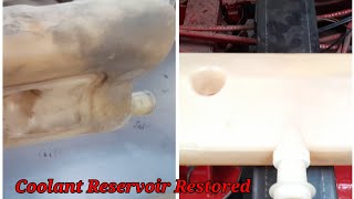 Restoring the coolant Reservoir using BASIC PRODUCTS with GREAT RESULTS