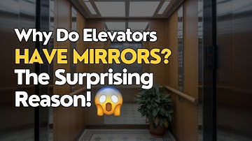 Why Do Elevators Have Mirrors? 😲 The Surprising Reason!