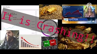 Stock market Crash incomming! Why should you be buying GOLD NOW! £15,452 Portfolio Update; 100k SOON