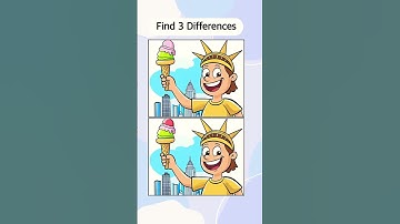 can you find 3 differences?#quizsolvers #spotthedifference #logicpuzzles #shorts