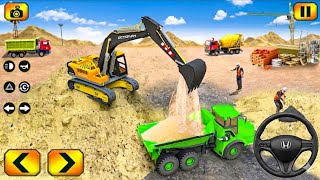 Real City Construction Simulator 3D - City Road Builder Excavator Trucks 2026 - Android Gameplay