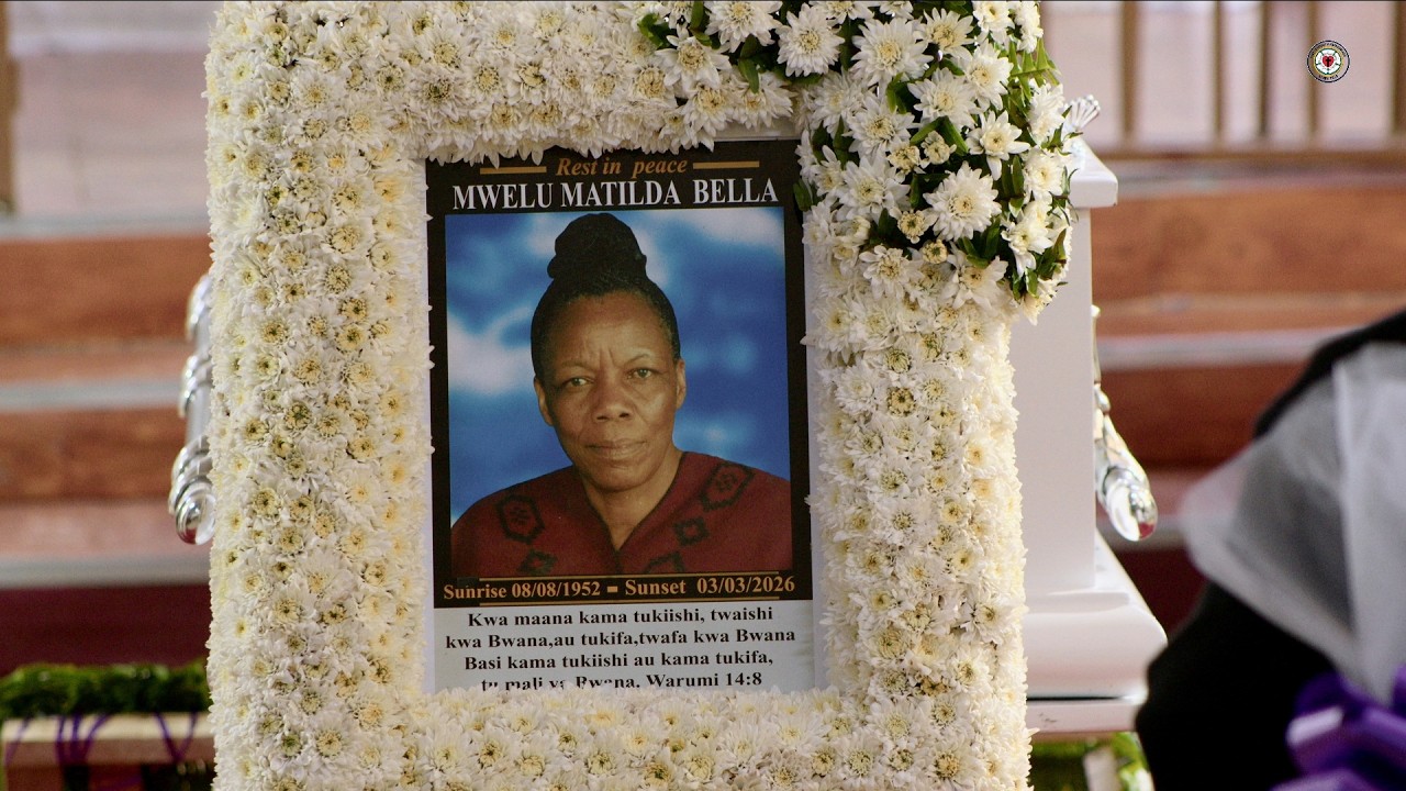 IBADA YA MAZISHI YA BIBI MWELU MATILDA BELLA