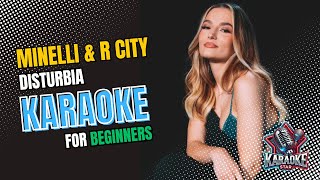 🎤 Minelli x R City - 'Disturbia' HQ Karaoke Original Backing Track for Beginners🔰