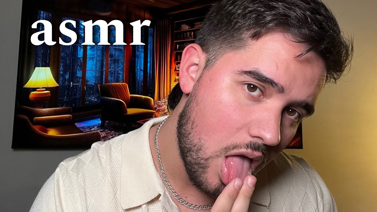 asmr SPIT PAINTING - MOUTH SOUNDS intensos- Te TOC0 y Te RASCO La CARITA