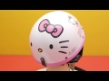 ハローキティ かわいい♪ハーフヘルメット 女性用タイプ3はこんな感じです。