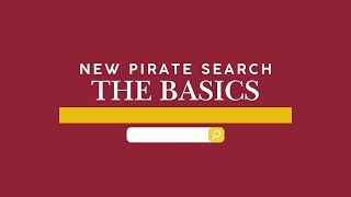 About Pirate Search: Basic Search