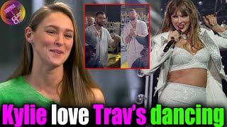 Kylie Kelce reacts to Travis’ sweet love story with Taylor at Eras Tour Paris