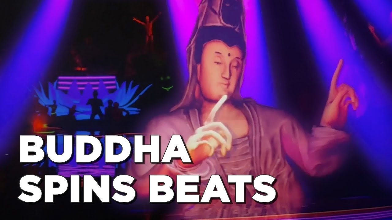 DJ Buddha drops the beat | Trippiest art show in Taiwan - YouTube
