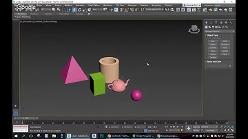Intro to 3Ds Max- 3- More views and Merging