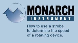 How to use a Strobe and Laser Tachometer for speed measurement