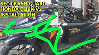 Honda Click Game Changer L Sec Crash Guard Installation Guide Youtube
