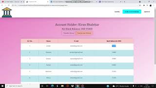 Basic banking system(Spark foundation)
