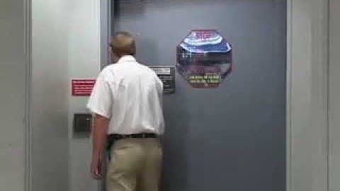 Newton Security T-DAR® Door Shield System -  Normal Authorized Operation