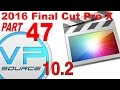 47. How to KEYFRAME AUDIO EFFECTS Final Cut Pro X 10.2 (2016)
