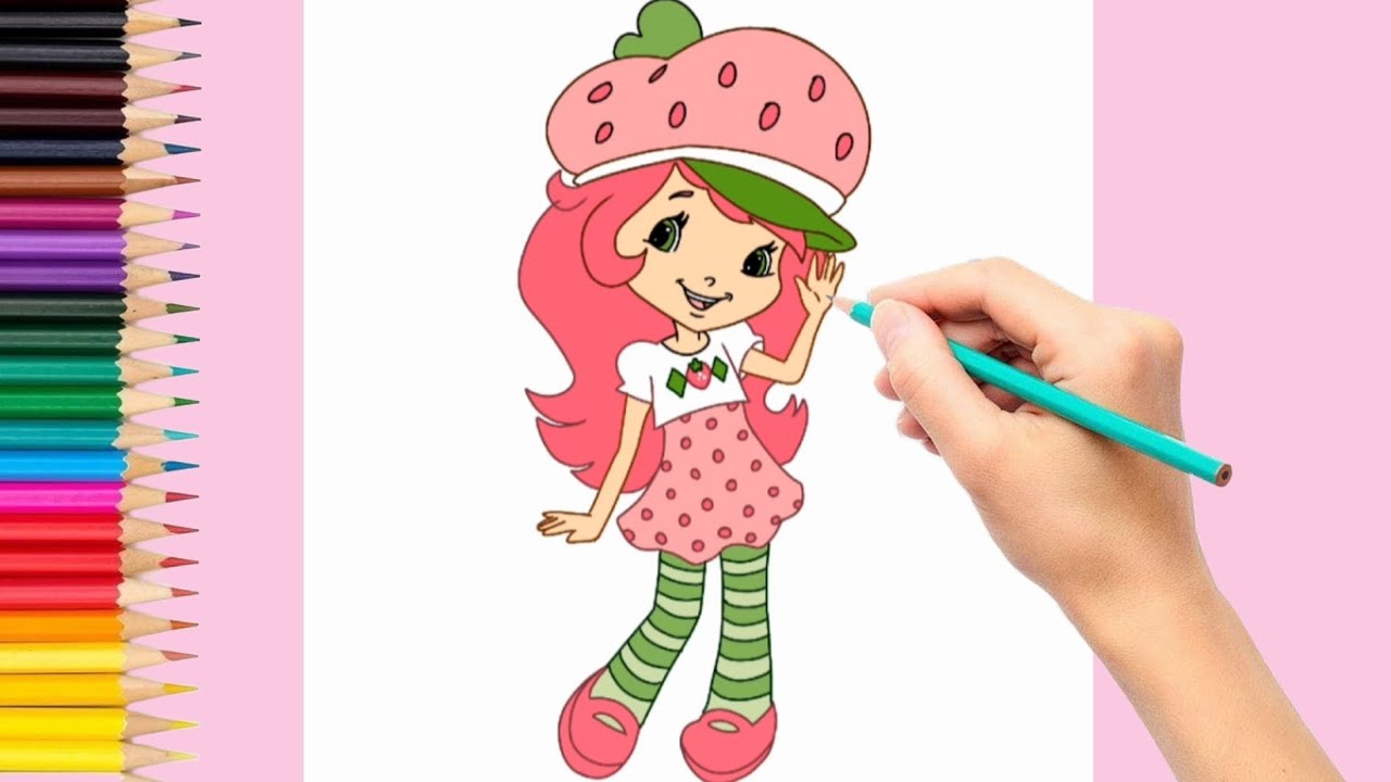 Como Desenhar a Moranguinho Passo a Passo Fácil - YouTube