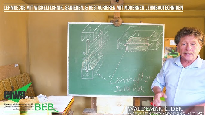 Wandheizung mit Lehmputz selbst bauen- Innendämmung mit Lehm als  Speichermasse für Infrarotheizung. 