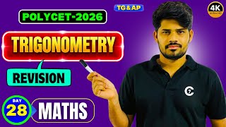 TG Polycet 2026 🔥| Trigonometry - Revision | Maths - Day 28 | chaitu7 