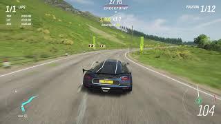 Forza Horizon 4 - A Lap Around Goliath in a RWD Agera RS [1080p60]