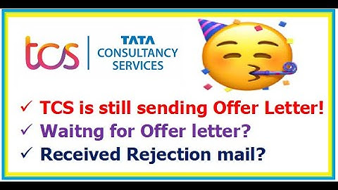 2 big Updates from TCS: TCS is still sending Offer letter + TCS sending Pending HR round?