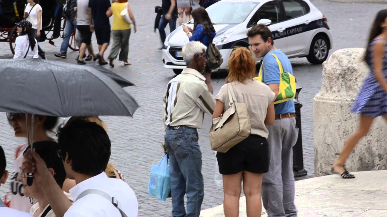 How to sell roses in Rome YouTube