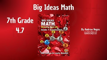 7th - 4.7 -  Solving Two-Step Inequalities