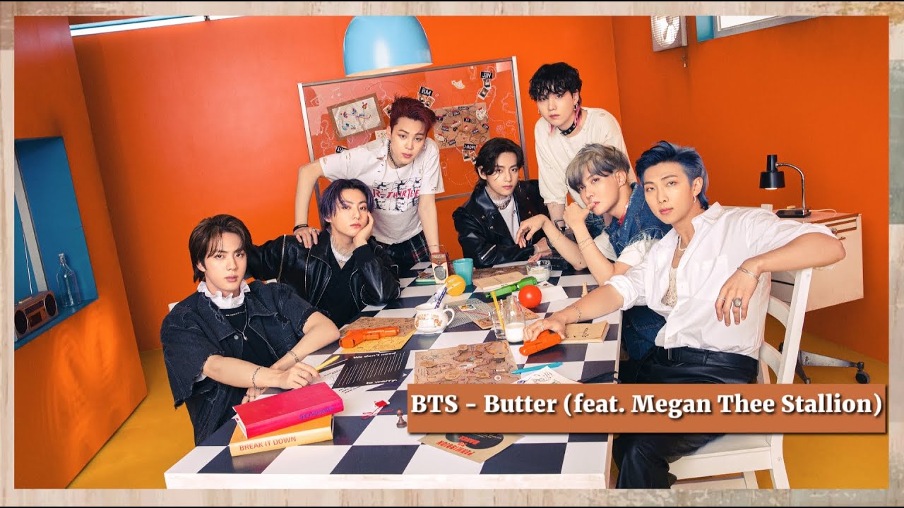 BTS 'Butter' (feat. Megan Thee Stallion) (Lyrics) YouTube