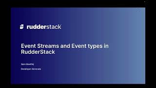 RudderStack Event streams