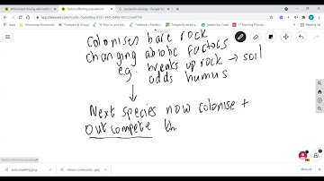 Succession AQA A Level Biology