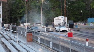 1970 Dodge Dart vs Chevy Camaro Drag Race