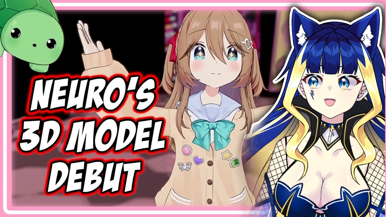 Я и не знала, что Neurosama может быть ещё милее! || Реакция на дебют 3D Neurosama