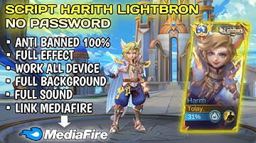 New ! Script Skin Harith Lightborn - Inspirer No Password | Full Effect Voice | Patch Terbaru