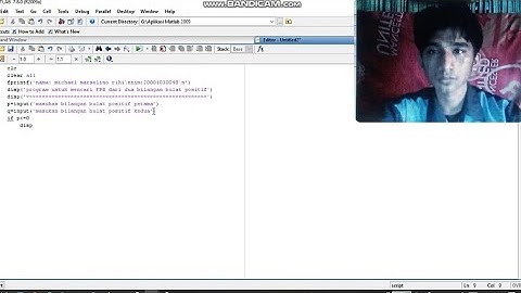 Program untuk mencari FPB dari Dua Bilangan Bulat positif