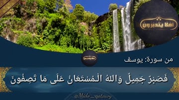 وَجَاءُوا عَلَىٰ قَمِيصِهِ بِدَمٍ كَذِبٍ|عندما يخشع القارئ تكون النتيجه..