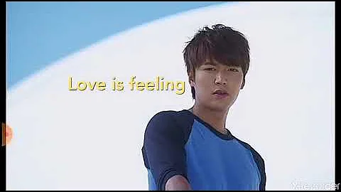 Love is feeling lyrics 🎶🎵🎧, from the movie  "" The Heirs "" Lee Min Ho & Park shin hye ❤