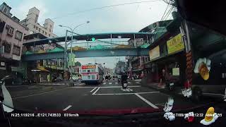 20170910基隆市仁愛區南榮路 公車機車 車禍