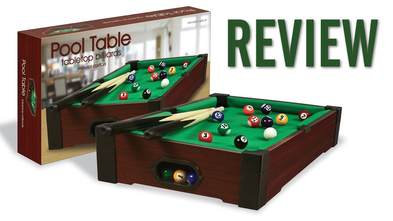 Westminster Tabletop Mini Pool Table Review (16" x 9 ...