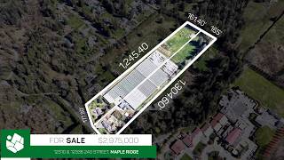 FOR SALE! 9.55 Acres - 2 Properties | 2 Houses & Greenhouses in Maple Ridge near Meadowridge School!