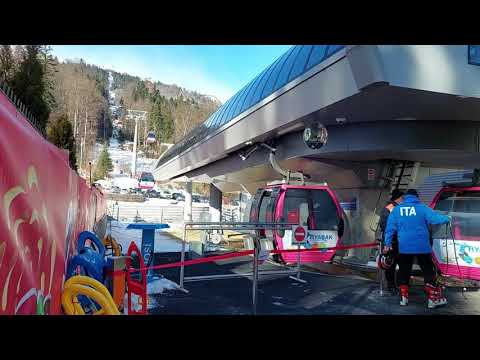 Sinaia 2022 - partie de schi Gondola cota 1000 - Restaurant Cabana Schiori