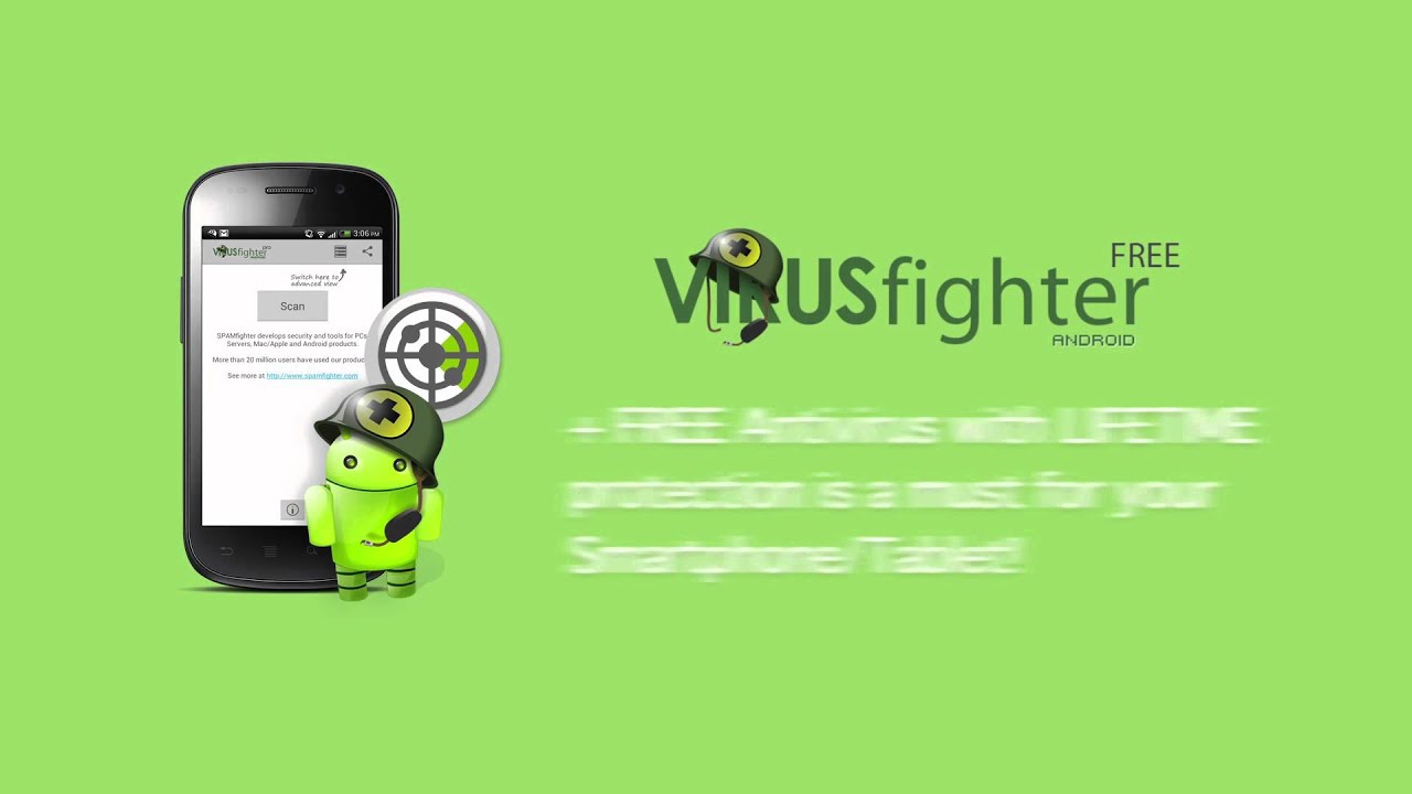 Android antivirus for free - VIRUSfighter Android FREE