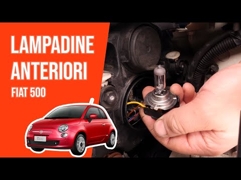 Cambio lampadine anteriori FIAT 500 ?